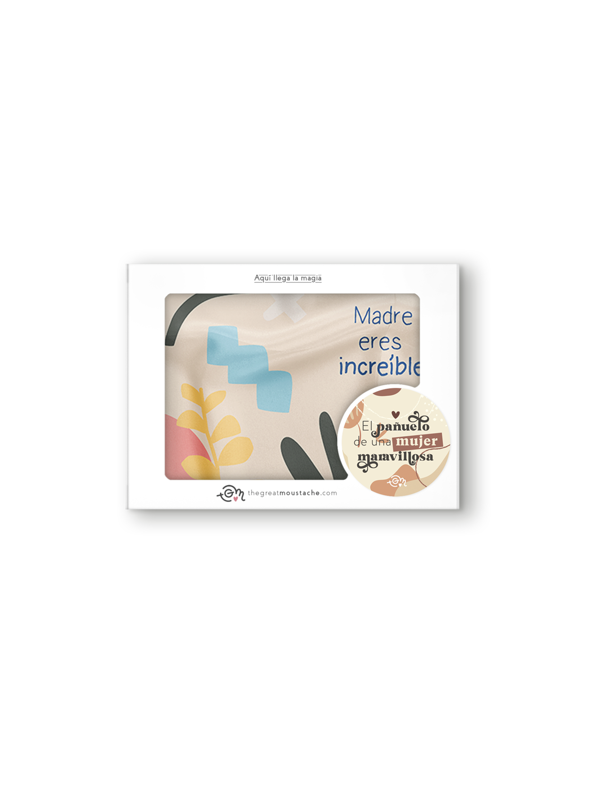 madre eres increíble packaging