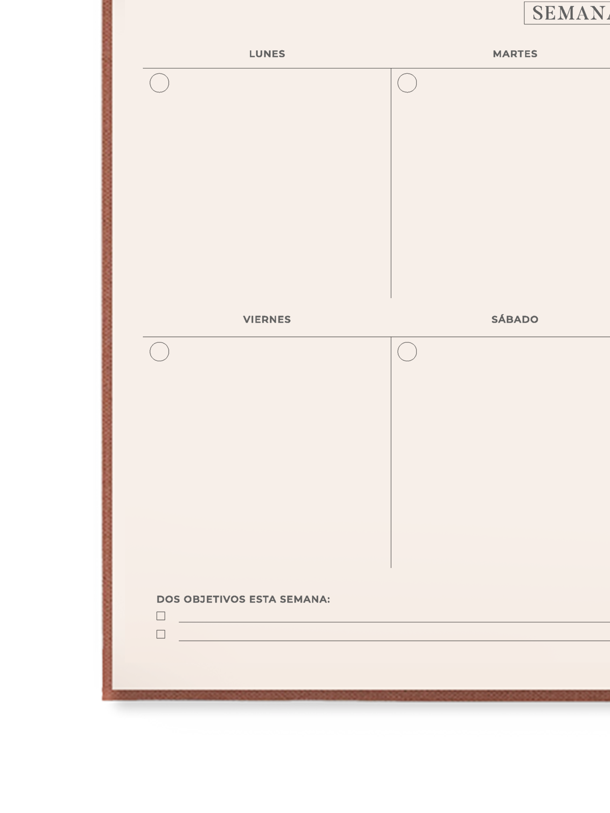 Notepad Semanal - Let's Plan - Imagen 3