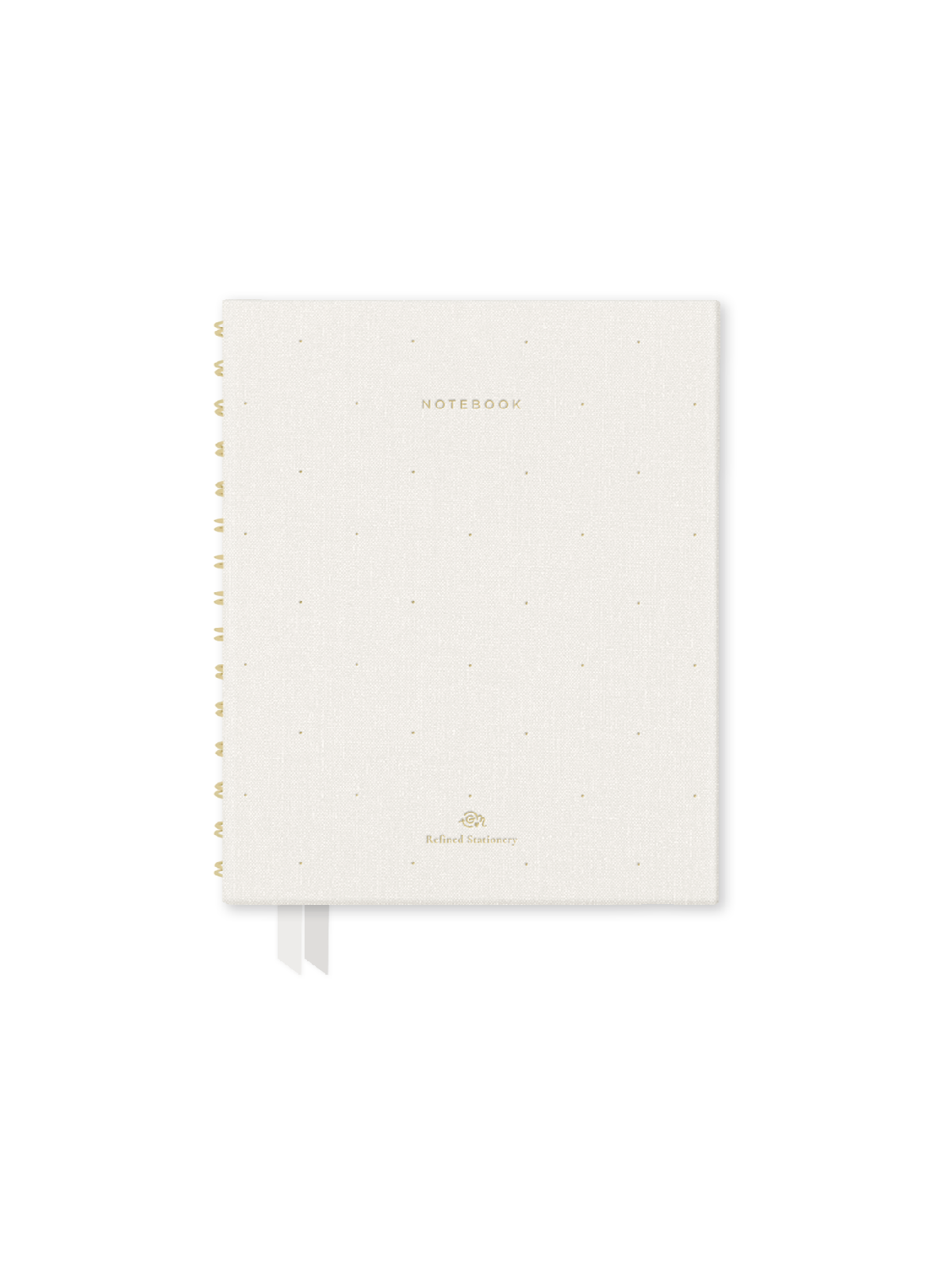 cuaderno entelado white lotus