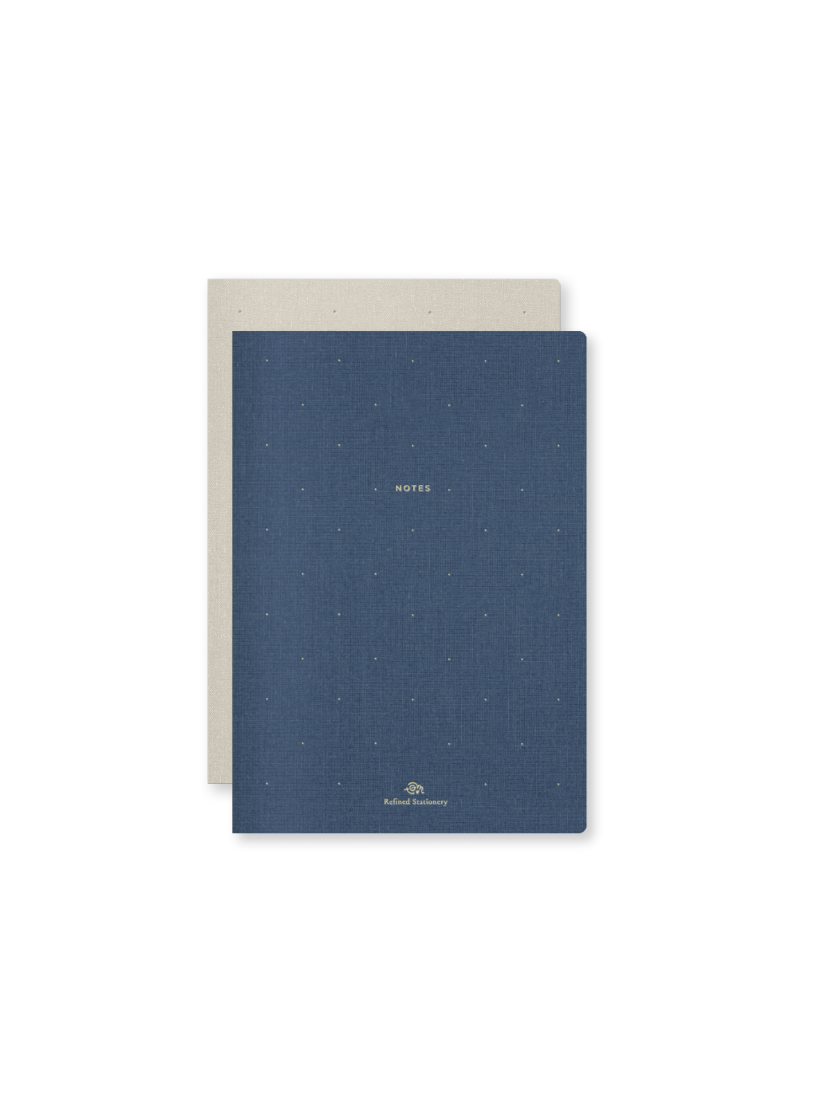 conjunto a5 libretas enteladas denim arena